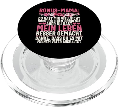 Bonus Mama Muttertag Mutterschaft Mama Elternteil PopSockets PopGrip für MagSafe Bonus Mama Muttertag Mutterschaft Mama Elternteil PopSockets PopGrip für MagSafe von Stolze Mama Liebevolle Bonusmama Mutter Mommy