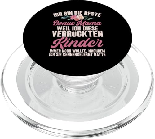Die Beste Bonus Mama Weil Ich Diese Kinder Immer Noch Will PopSockets PopGrip für MagSafe von Stolze Mama Liebevolle Bonusmama Mutter Mommy