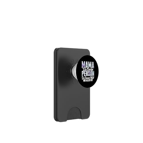 Mama Die Einzige Person Die Immer Weiß Wo Alles Ist Mutter PopSockets PopWallet für MagSafe Mama Die Einzige Person Die Immer Weiß Wo Alles Ist Mutter PopSockets PopWallet für MagSafe von Stolze Mama Liebevolle Mami Mutter Mommy
