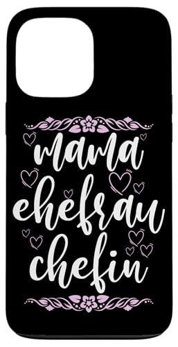 Mama Ehefrau Chefin Stolze Mutter Muttertag Mama Witze Hülle für iPhone 13 Pro Max Mama Ehefrau Chefin Stolze Mutter Muttertag Mama Witze Hülle für iPhone 13 Pro Max von Stolze Mama Liebevolle Mami Mutter Mommy