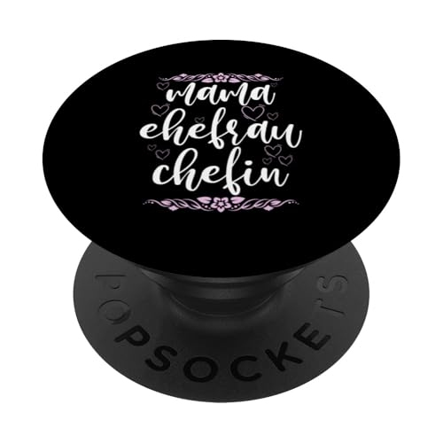 Mama Ehefrau Chefin Stolze Mutter Muttertag Mama Witze PopSockets Klebender PopGrip Mama Ehefrau Chefin Stolze Mutter Muttertag Mama Witze PopSockets Klebender PopGrip von Stolze Mama Liebevolle Mami Mutter Mommy