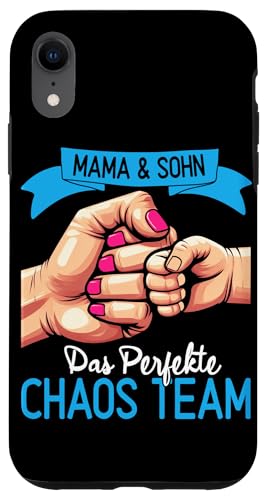 Mama Und Sohn Das Perfekte Chaos Team Muttertag Partnerlook Hülle für iPhone XR Mama Und Sohn Das Perfekte Chaos Team Muttertag Partnerlook Hülle für iPhone XR von Stolze Mama Liebevoller Sohn Mama Mommy Mutter