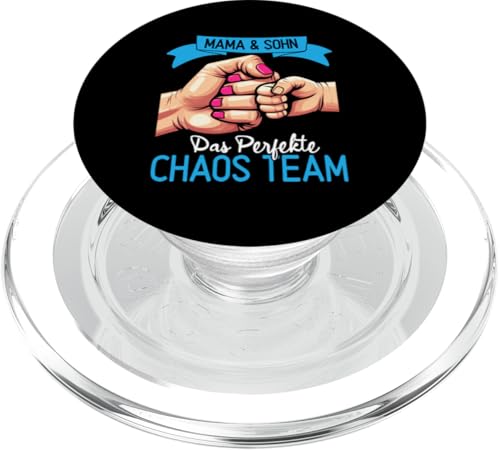 Mama Und Sohn Das Perfekte Chaos Team Muttertag Partnerlook PopSockets PopGrip für MagSafe Mama Und Sohn Das Perfekte Chaos Team Muttertag Partnerlook PopSockets PopGrip für MagSafe von Stolze Mama Liebevoller Sohn Mama Mommy Mutter