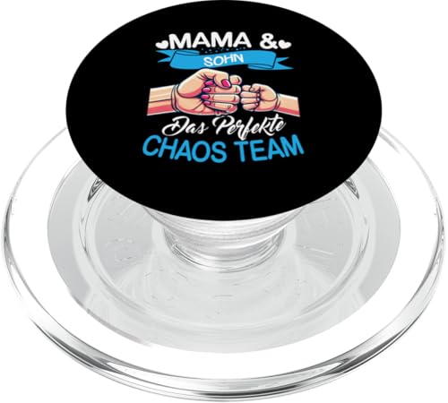 Mama Und Sohn Das Perfekte Chaos Team Muttertag Sprüch PopSockets PopGrip für MagSafe Mama Und Sohn Das Perfekte Chaos Team Muttertag Sprüch PopSockets PopGrip für MagSafe von Stolze Mama Liebevoller Sohn Mama Mommy Mutter