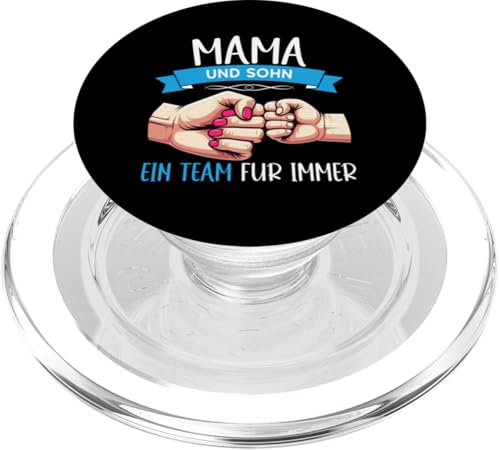 Mama Und Sohn Ein Team Fur Immer Muttertag Sprüch Lustiges PopSockets PopGrip für MagSafe Mama Und Sohn Ein Team Fur Immer Muttertag Sprüch Lustiges PopSockets PopGrip für MagSafe von Stolze Mama Liebevoller Sohn Mama Mommy Mutter