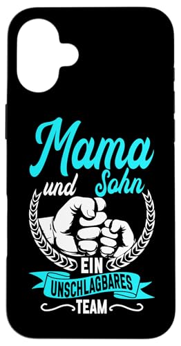 Mama Und Sohn Ein Unschlagbares Team Muttertag Partnerlook Hülle für iPhone 16 Plus Mama Und Sohn Ein Unschlagbares Team Muttertag Partnerlook Hülle für iPhone 16 Plus von Stolze Mama Liebevoller Sohn Mama Mommy Mutter