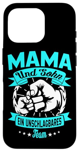 Mama Und Sohn Ein Unschlagbares Team Muttertag Sprüch Hülle für iPhone 16 Pro Mama Und Sohn Ein Unschlagbares Team Muttertag Sprüch Hülle für iPhone 16 Pro von Stolze Mama Liebevoller Sohn Mama Mommy Mutter