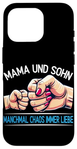Mama Und Sohn Manchmal Chaos Immer Liebe Muttertag Lustiges Hülle für iPhone 16 Pro Mama Und Sohn Manchmal Chaos Immer Liebe Muttertag Lustiges Hülle für iPhone 16 Pro von Stolze Mama Liebevoller Sohn Mama Mommy Mutter