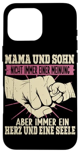 Mama Und Sohn Nicht Immer Einer Meinung Immer Herz Und Seele Hülle für iPhone 16 Pro Max Mama Und Sohn Nicht Immer Einer Meinung Immer Herz Und Seele Hülle für iPhone 16 Pro Max von Stolze Mama Liebevoller Sohn Mama Mommy Mutter