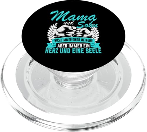 Mama Und Sohn Nicht Immer Einer Meinung Immer Herz Und Seele PopSockets PopGrip für MagSafe von Stolze Mama Liebevoller Sohn Mama Mommy Mutter