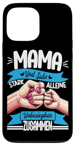 Mama Und Sohn Stark Alleine Unbesiegbar Zusammen Muttertag Hülle für iPhone 13 Pro Max von Stolze Mama Liebevoller Sohn Mama Mommy Mutter