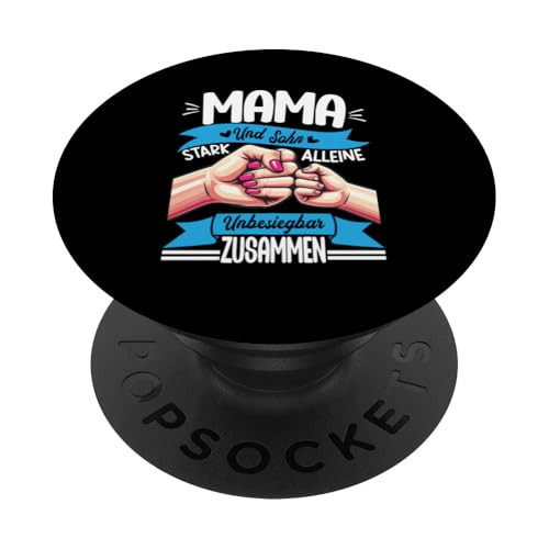 Mama Und Sohn Stark Alleine Unbesiegbar Zusammen Muttertag PopSockets Klebender PopGrip Mama Und Sohn Stark Alleine Unbesiegbar Zusammen Muttertag PopSockets Klebender PopGrip von Stolze Mama Liebevoller Sohn Mama Mommy Mutter