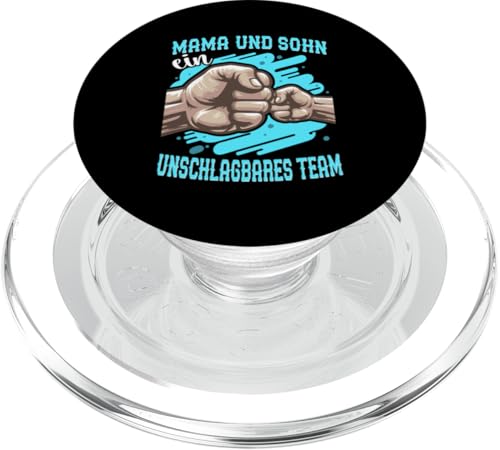 Mama Und Sohn Unschlagbares Team Muttertag Partnerlook PopSockets PopGrip für MagSafe Mama Und Sohn Unschlagbares Team Muttertag Partnerlook PopSockets PopGrip für MagSafe von Stolze Mama Liebevoller Sohn Mama Mommy Mutter