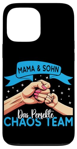 Mama & Sohn Das Perfekte Chaos Team Muttertag Sprüch Lustige Hülle für iPhone 13 Pro Max Mama & Sohn Das Perfekte Chaos Team Muttertag Sprüch Lustige Hülle für iPhone 13 Pro Max von Stolze Mama Liebevoller Sohn Mama Mommy Mutter