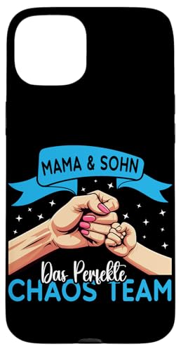 Mama & Sohn Das Perfekte Chaos Team Muttertag Sprüch Lustige Hülle für iPhone 15 Plus von Stolze Mama Liebevoller Sohn Mama Mommy Mutter