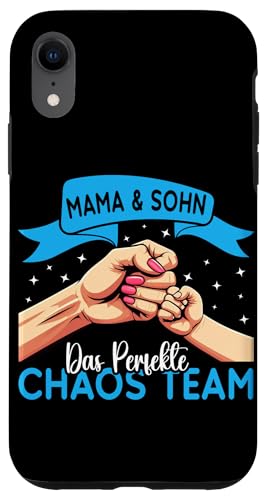 Mama & Sohn Das Perfekte Chaos Team Muttertag Sprüch Lustige Hülle für iPhone XR Mama & Sohn Das Perfekte Chaos Team Muttertag Sprüch Lustige Hülle für iPhone XR von Stolze Mama Liebevoller Sohn Mama Mommy Mutter