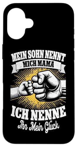 Mein Sohn Nennt Mich Mama Ich Nenne Ihn Mein Glück Muttertag Hülle für iPhone 16 Plus Mein Sohn Nennt Mich Mama Ich Nenne Ihn Mein Glück Muttertag Hülle für iPhone 16 Plus von Stolze Mama Liebevoller Sohn Mama Mommy Mutter