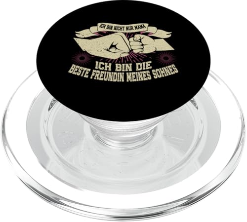 Nicht Nur Mama Ich Bin Die Beste Freundin Meines Sohnes PopSockets PopGrip für MagSafe Nicht Nur Mama Ich Bin Die Beste Freundin Meines Sohnes PopSockets PopGrip für MagSafe von Stolze Mama Liebevoller Sohn Mama Mommy Mutter