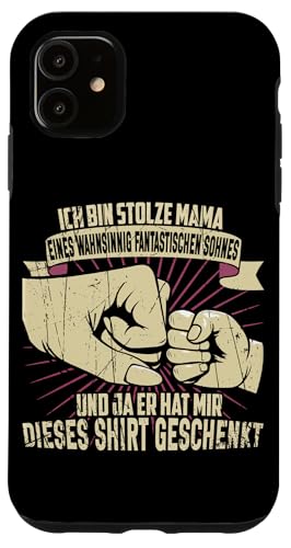 Stolze Mama Eines Sohnes Muttertag Mutter Spruch Sohn Lustig Hülle für iPhone 11 Stolze Mama Eines Sohnes Muttertag Mutter Spruch Sohn Lustig Hülle für iPhone 11 von Stolze Mama Liebevoller Sohn Mama Mommy Mutter