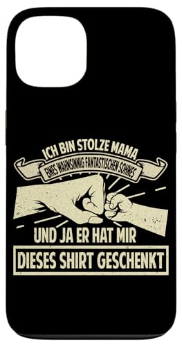 Stolze Mama Eines Sohnes Muttertag Mutter Spruch Sohn Lustig Hülle für iPhone 13 Stolze Mama Eines Sohnes Muttertag Mutter Spruch Sohn Lustig Hülle für iPhone 13 von Stolze Mama Liebevoller Sohn Mama Mommy Mutter
