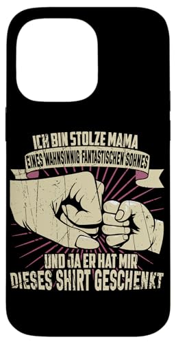 Stolze Mama Eines Sohnes Muttertag Mutter Spruch Sohn Lustig Hülle für iPhone 14 Pro Max von Stolze Mama Liebevoller Sohn Mama Mommy Mutter