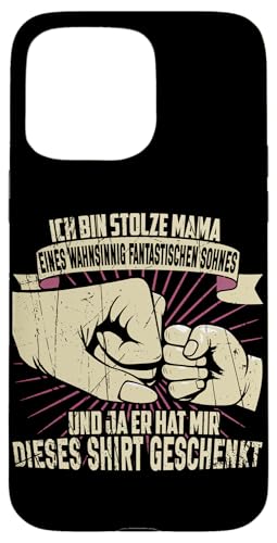 Stolze Mama Eines Sohnes Muttertag Mutter Spruch Sohn Lustig Hülle für iPhone 15 Pro Max Stolze Mama Eines Sohnes Muttertag Mutter Spruch Sohn Lustig Hülle für iPhone 15 Pro Max von Stolze Mama Liebevoller Sohn Mama Mommy Mutter