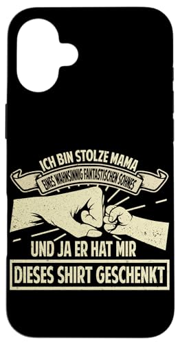Stolze Mama Eines Sohnes Muttertag Mutter Spruch Sohn Lustig Hülle für iPhone 16 Plus Stolze Mama Eines Sohnes Muttertag Mutter Spruch Sohn Lustig Hülle für iPhone 16 Plus von Stolze Mama Liebevoller Sohn Mama Mommy Mutter