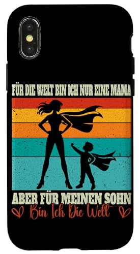 Stolze Mama Eines Sohnes Muttertag Mutter Spruch Sohn Lustig Hülle für iPhone X/XS Stolze Mama Eines Sohnes Muttertag Mutter Spruch Sohn Lustig Hülle für iPhone X/XS von Stolze Mama Liebevoller Sohn Mama Mommy Mutter