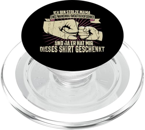 Stolze Mama Eines Sohnes Muttertag Mutter Spruch Sohn Lustig PopSockets PopGrip für MagSafe Stolze Mama Eines Sohnes Muttertag Mutter Spruch Sohn Lustig PopSockets PopGrip für MagSafe von Stolze Mama Liebevoller Sohn Mama Mommy Mutter