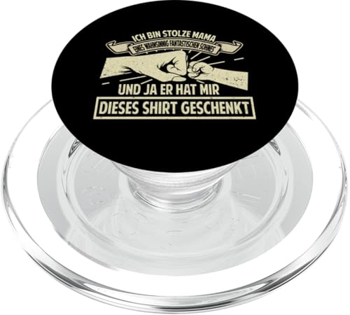 Stolze Mama Eines Sohnes Muttertag Mutter Spruch Sohn Lustig PopSockets PopGrip für MagSafe Stolze Mama Eines Sohnes Muttertag Mutter Spruch Sohn Lustig PopSockets PopGrip für MagSafe von Stolze Mama Liebevoller Sohn Mama Mommy Mutter