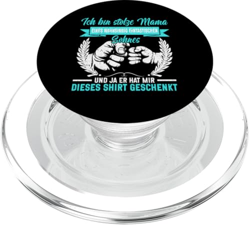 Stolzes Mama Eines Sohnes Muttertag Sohn Lustiges Sprüche PopSockets PopGrip für MagSafe von Stolze Mama Liebevoller Sohn Mama Mommy Mutter