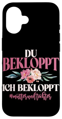 Mama Und Tochter Du Bekloppt Ich Bekloppt Partnerlook Mom Hülle für iPhone 16 Mama Und Tochter Du Bekloppt Ich Bekloppt Partnerlook Mom Hülle für iPhone 16 von Stolze Mama Tochter Mami Muttertag Partnerlook