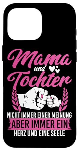 Mama Und Tochter Immer Ein Herz Und Seele Familie Mutter Hülle für iPhone 16 Pro Max Mama Und Tochter Immer Ein Herz Und Seele Familie Mutter Hülle für iPhone 16 Pro Max von Stolze Mama Tochter Mami Muttertag Partnerlook