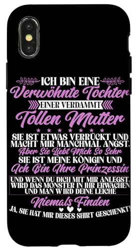 Mama Und Tochter Muttertag Spruch Partnerlook Muttertag Hülle für iPhone X/XS Mama Und Tochter Muttertag Spruch Partnerlook Muttertag Hülle für iPhone X/XS von Stolze Mama Tochter Mami Muttertag Partnerlook