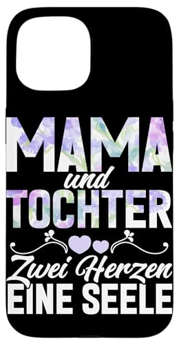 Mama Und Tochter Zwei Herzen Eine Seele Partnerlook Mami Hülle für iPhone 15 Mama Und Tochter Zwei Herzen Eine Seele Partnerlook Mami Hülle für iPhone 15 von Stolze Mama Tochter Mami Muttertag Partnerlook