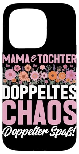 Mama & Tochter Doppeltes Chaos Doppelter Spaß Muttertag Hülle für iPhone 15 Pro Mama & Tochter Doppeltes Chaos Doppelter Spaß Muttertag Hülle für iPhone 15 Pro von Stolze Mama Tochter Mami Muttertag Partnerlook