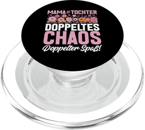 Mama & Tochter Doppeltes Chaos Doppelter Spaß Muttertag PopSockets PopGrip für MagSafe von Stolze Mama Tochter Mami Muttertag Partnerlook