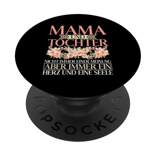 Mama & Tochter Immer Ein Herz Und Eine Seele Partnerlook PopSockets Klebender PopGrip Mama & Tochter Immer Ein Herz Und Eine Seele Partnerlook PopSockets Klebender PopGrip von Stolze Mama Tochter Mami Muttertag Partnerlook