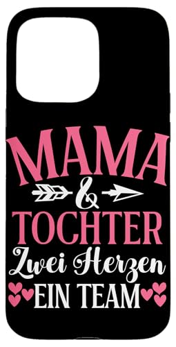 Mama & Tochter Zwei Herzen Ein Team Partnerlook Muttertag Hülle für iPhone 15 Pro Max Mama & Tochter Zwei Herzen Ein Team Partnerlook Muttertag Hülle für iPhone 15 Pro Max von Stolze Mama Tochter Mami Muttertag Partnerlook