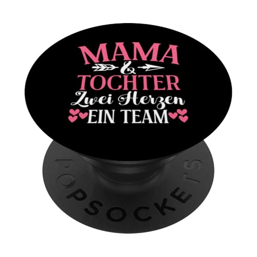 Mama & Tochter Zwei Herzen Ein Team Partnerlook Muttertag PopSockets Klebender PopGrip Mama & Tochter Zwei Herzen Ein Team Partnerlook Muttertag PopSockets Klebender PopGrip von Stolze Mama Tochter Mami Muttertag Partnerlook