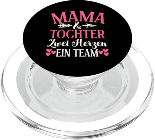 Mama & Tochter Zwei Herzen Ein Team Partnerlook Muttertag PopSockets PopGrip für MagSafe Mama & Tochter Zwei Herzen Ein Team Partnerlook Muttertag PopSockets PopGrip für MagSafe von Stolze Mama Tochter Mami Muttertag Partnerlook