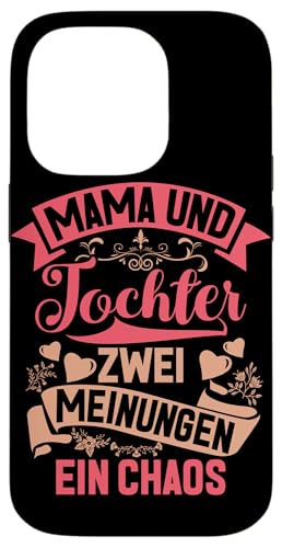 Mama & Tochter Zwei Meinungen Ein Chaos Partnerlook Hülle für iPhone 14 Pro Mama & Tochter Zwei Meinungen Ein Chaos Partnerlook Hülle für iPhone 14 Pro von Stolze Mama Tochter Mami Muttertag Partnerlook