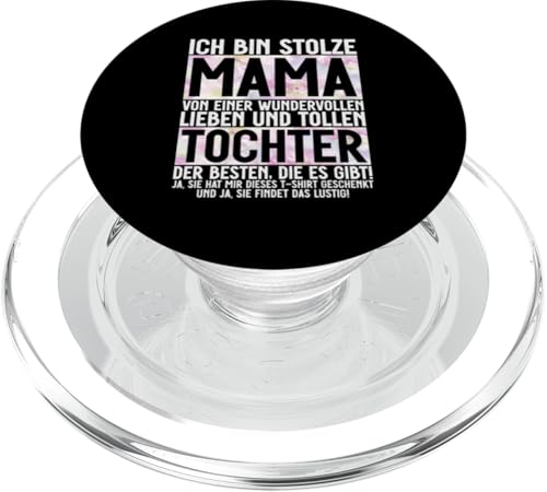 Stolze Mama Einer Liben Tochter Muttertag Partnerlook PopSockets PopGrip für MagSafe Stolze Mama Einer Liben Tochter Muttertag Partnerlook PopSockets PopGrip für MagSafe von Stolze Mama Tochter Mami Muttertag Partnerlook