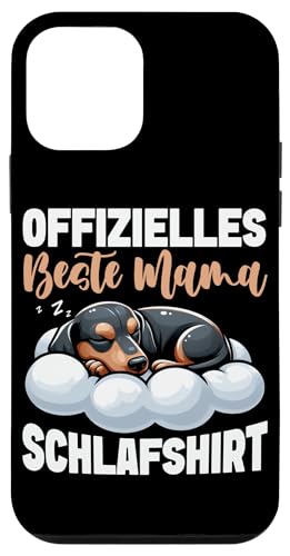 Offizielles Beste Mama Schlafshirt Dackel Muttertag Hülle für iPhone 12 mini von Stolze Schlafende Mama Liebevolle Mami Mutter