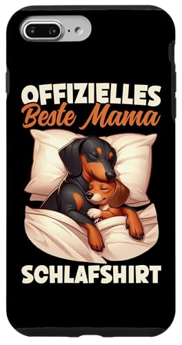 Offizielles Beste Mama Schlafshirt Dackel Muttertag Hülle für iPhone 7 Plus/8 Plus von Stolze Schlafende Mama Liebevolle Mami Mutter