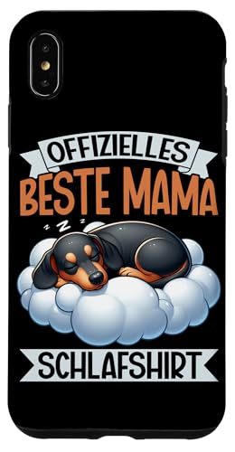 Offizielles Beste Mama Schlafshirt Dackel Muttertag Hülle für iPhone XS Max Offizielles Beste Mama Schlafshirt Dackel Muttertag Hülle für iPhone XS Max von Stolze Schlafende Mama Liebevolle Mami Mutter