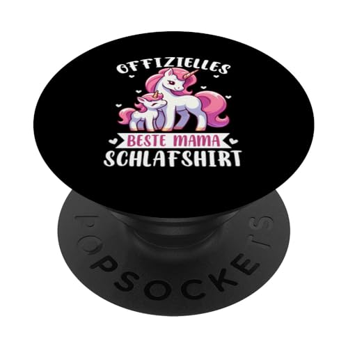Offizielles Beste Mama Schlafshirt Einhorn Muttertag Unicorn PopSockets Klebender PopGrip Offizielles Beste Mama Schlafshirt Einhorn Muttertag Unicorn PopSockets Klebender PopGrip von Stolze Schlafende Mama Liebevolle Mami Mutter