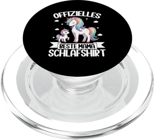 Offizielles Beste Mama Schlafshirt Einhorn Muttertag Unicorn PopSockets PopGrip für MagSafe Offizielles Beste Mama Schlafshirt Einhorn Muttertag Unicorn PopSockets PopGrip für MagSafe von Stolze Schlafende Mama Liebevolle Mami Mutter