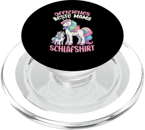 Offizielles Beste Mama Schlafshirt Einhorn Muttertag Unicorn PopSockets PopGrip für MagSafe Offizielles Beste Mama Schlafshirt Einhorn Muttertag Unicorn PopSockets PopGrip für MagSafe von Stolze Schlafende Mama Liebevolle Mami Mutter