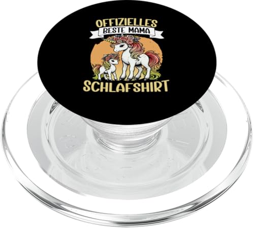 Offizielles Beste Mama Schlafshirt Einhorn Muttertag Unicorn PopSockets PopGrip für MagSafe Offizielles Beste Mama Schlafshirt Einhorn Muttertag Unicorn PopSockets PopGrip für MagSafe von Stolze Schlafende Mama Liebevolle Mami Mutter